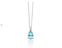 Collana Miluna Donna GEMMA DEL CIELO 375 OLD in Oro Topazio CLD4695X - CLD4695X